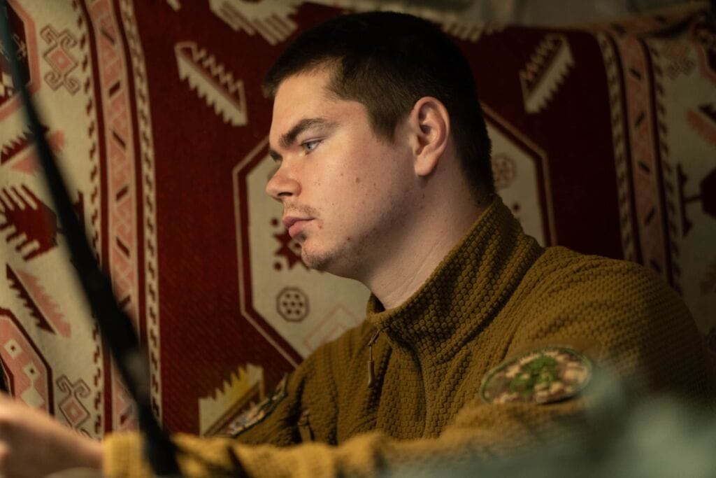 Батальйон "Бастіон" військовослужбовець за роботою