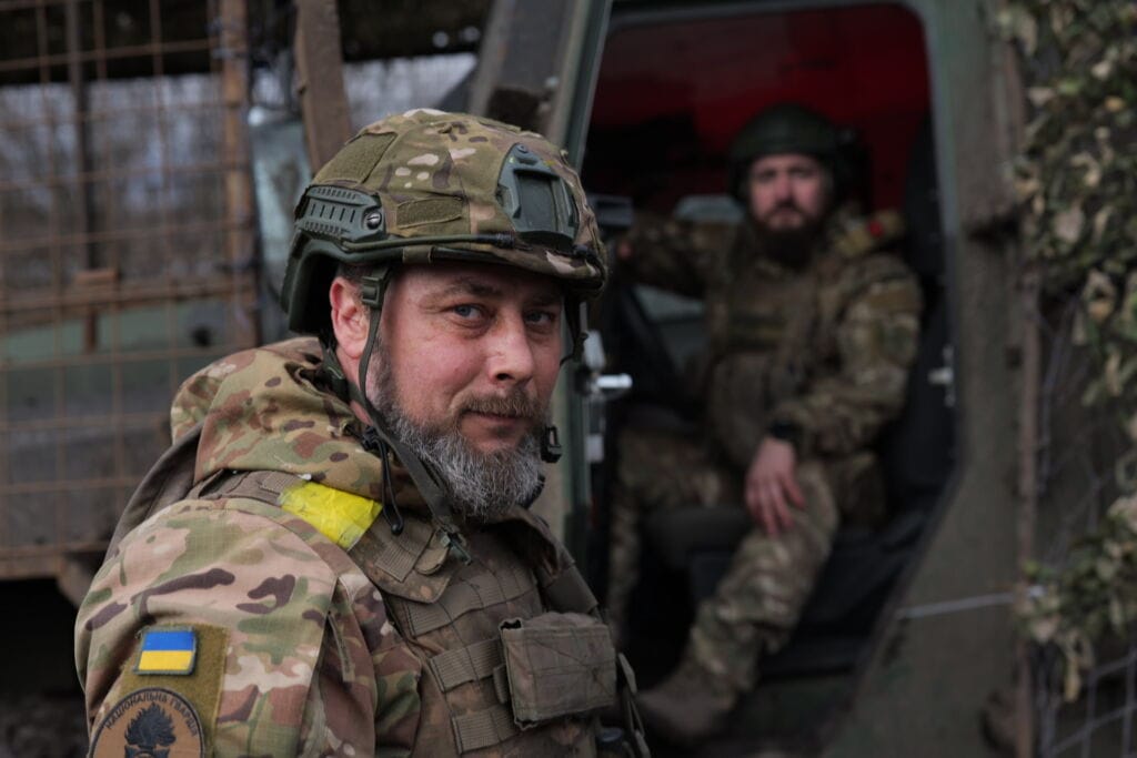 Батальйон «Гроза» боець в шоломі