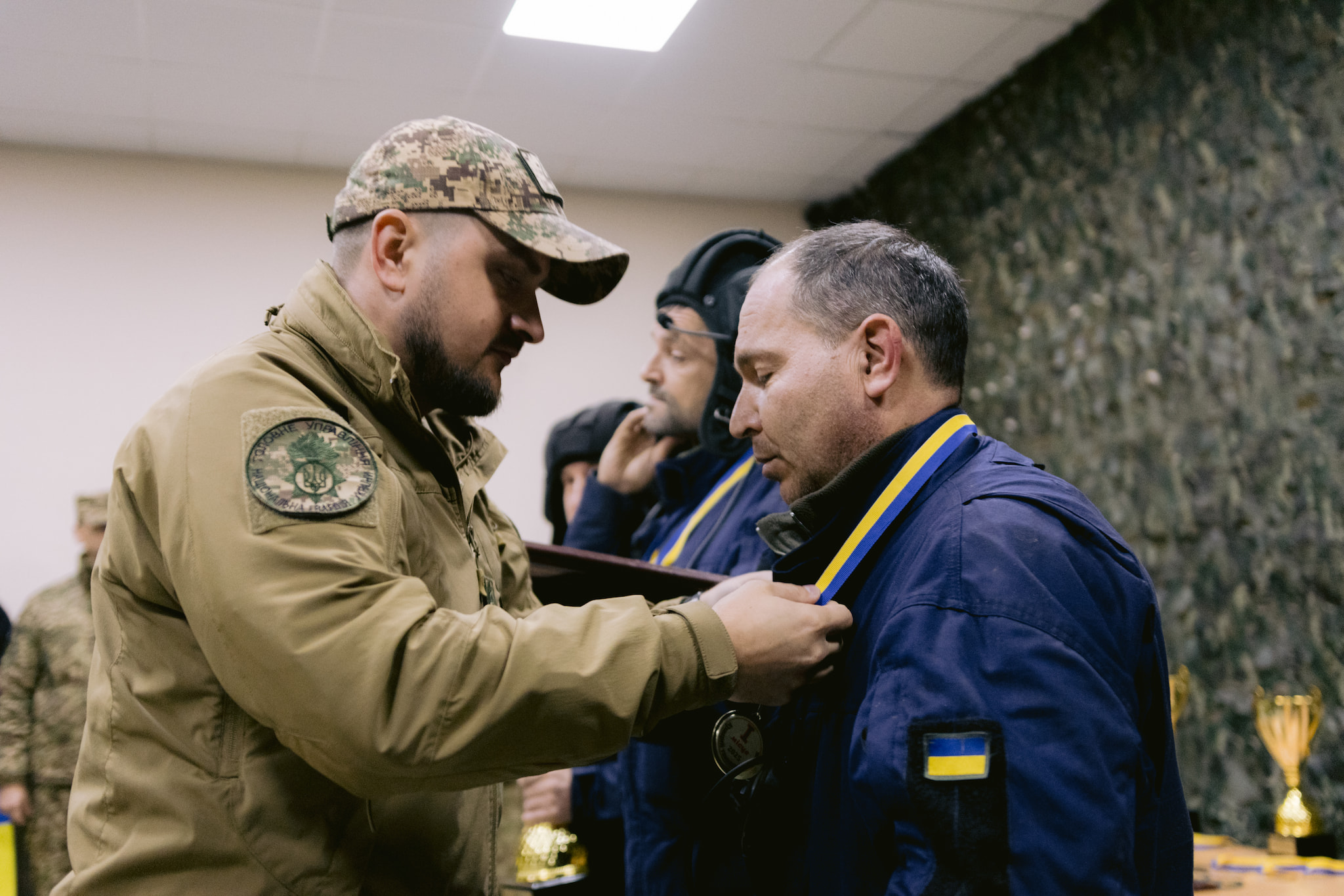 Вручення медалі танкісту